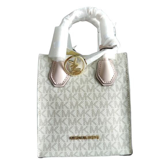 Michael Kors Mercer Extra-Small Logo & Leather Crossbody Bag - Picture 4 of 7